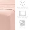 Linen Market Luxurises Ultra-Soft 6-Piece Sheet Set, California King, Blush view 3