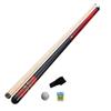 YRU 148 cm Pool Cue, 12.75 mm Tip, Handmade Maple, 1/2 Joint, 2-Piece American 9-Ball Cue with Case (Color: A-2) view 1