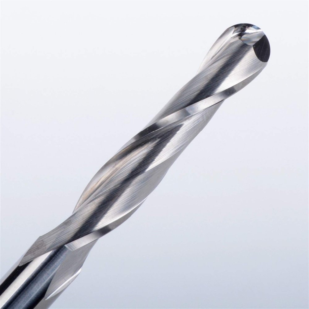 Pangocho Jinchao 1-Piece 6 mm Carbide Spiral Ball-Nose CNC Router Bit, 6 x 42 x 70L