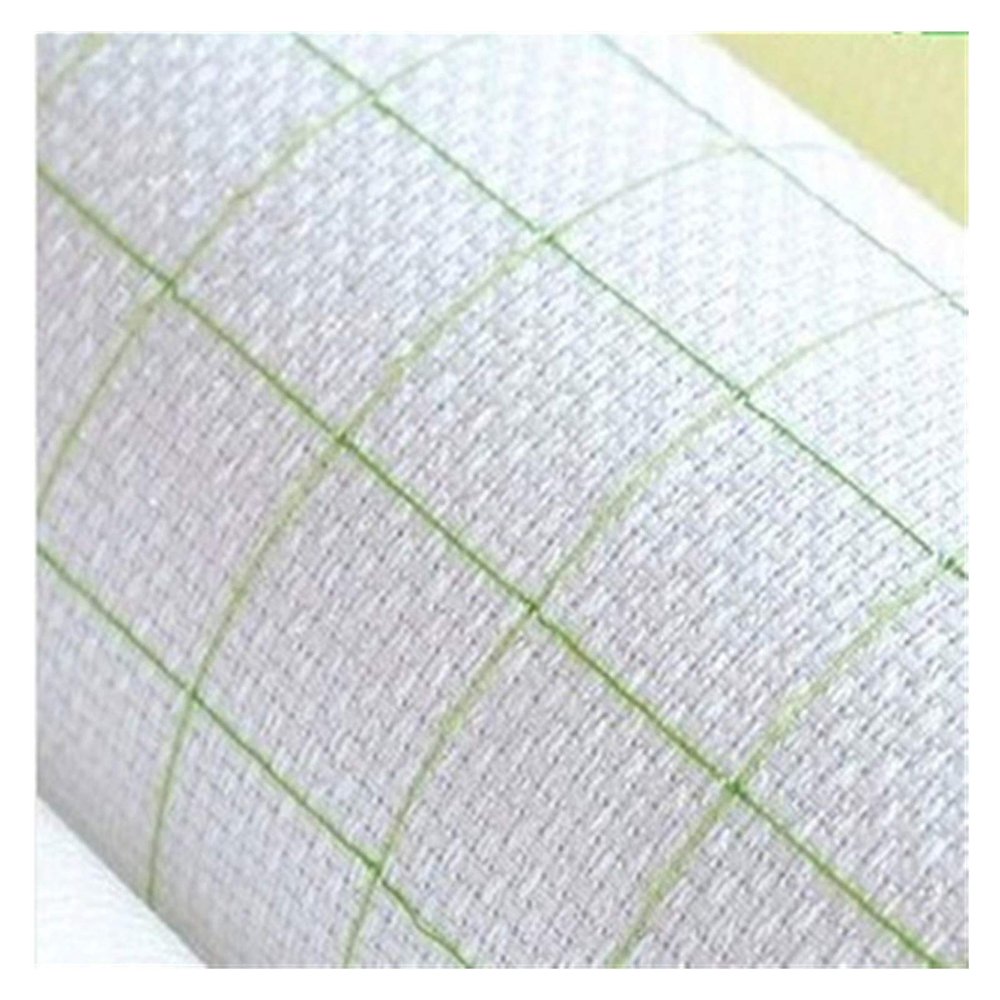 YGLONG Cross-Stitch Fabric, 11-Count/14-Count Aida Cloth, White, 25 × 25 cm (14-Count, 50 × 50 cm)