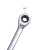 Sourcing Map 1/4-Inch Ratcheting Combination Wrench, 12-Point, SAE, 72-Tooth, Cr-V view 3