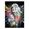 Five-Seller Funny Graffiti Famous Star Canvas Poster and Print for Living Room Decor view 1