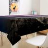Himlaya Washable Waterproof Tablecloth, 3D Natural Disaster Print, Rectangular Oilcloth, Lightning, 140 x 260 cm view 2