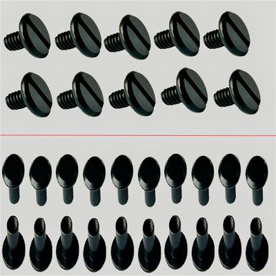 Book Screws 5 mm | 20 pcs. | Black | German Seller