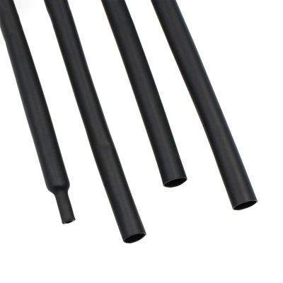 Pangyoo PYouo Heat-Shrink Tubing, 1 m, 2:1, Black, 5 mm ID