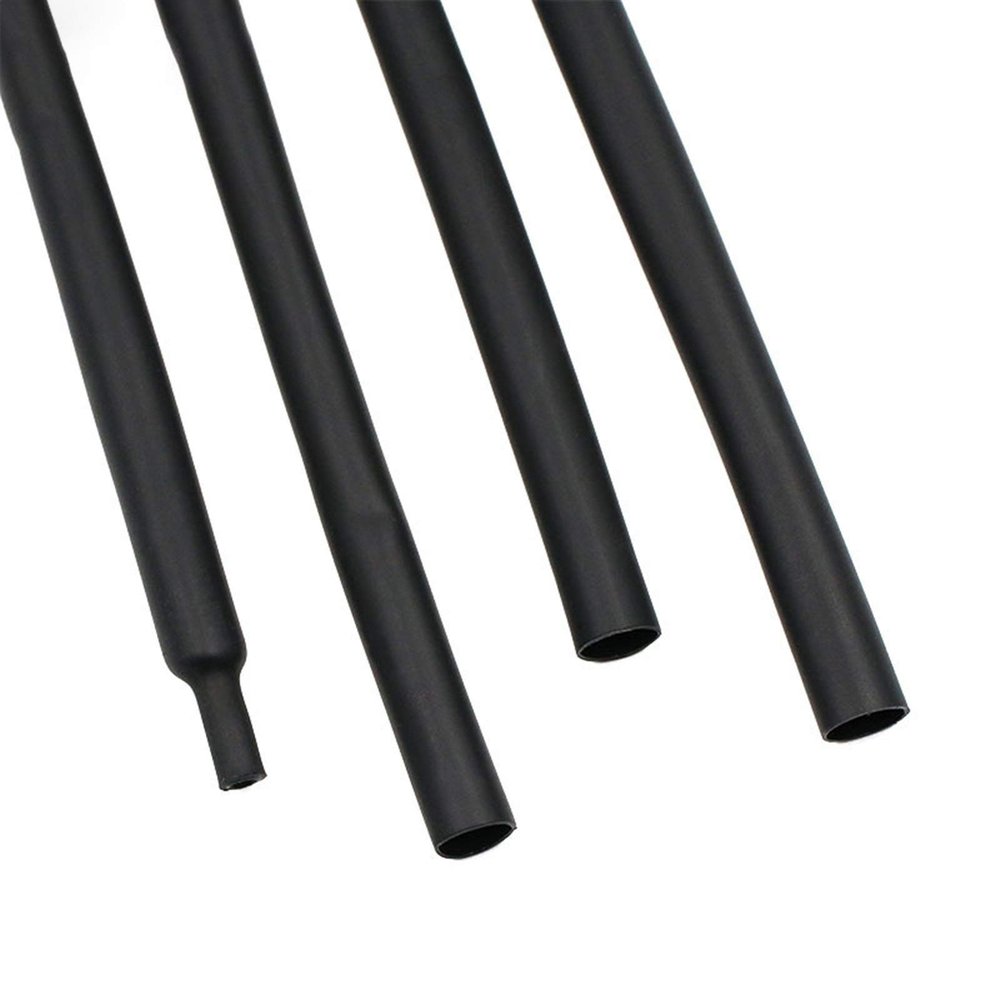 Pangyoo PYouo Heat-Shrink Tubing, 1 m, 2:1, Black, 5 mm ID