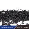 150-Piece NBR Rubber O-Ring Seal Set, 1 mm Thickness, 4–10 mm Outer Diameter, 7 × 5 × 1 mm view 3
