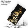 Miagon Flip PU Leather Wallet Case for Samsung Galaxy A12, Gold Butterfly view 4