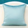 Alerfa Geometric Stripe Leather Patchwork Velvet Pillow Cover, 50 x 50 cm view 2