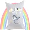 EZYshirt Cute Whale Personalized Pillow Cover with Name for Boys and Girls view 4