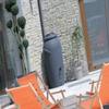 Looping-Lu 210-Liter Rain Barrel with Faucet and Planter, Anthracite view 3