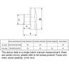 ANSIEDIO 3-Pack M14 x 58 mm Internal-Thread Star Knob Nuts view 3