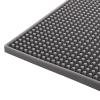 Tebery 3-Piece Rubber Bar Mat Set, 45.7 x 30.5 cm, Thick, Durable, Stylish, Non-Slip, Non-Toxic, Gray view 3