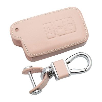 WJBABJ Pink Key Fob Cover for Toyota Camry 2012, 3-Button Smart Remote