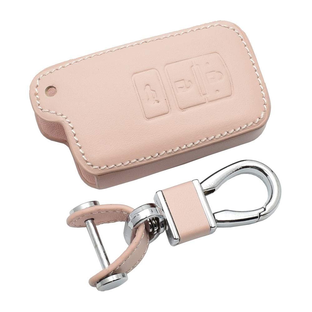 WJBABJ Pink Key Fob Cover for Toyota Camry 2012, 3-Button Smart Remote