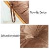 Wangle Sun Lounger Cushion, Thick Crystal Velvet, Non-Slip, Gray view 4