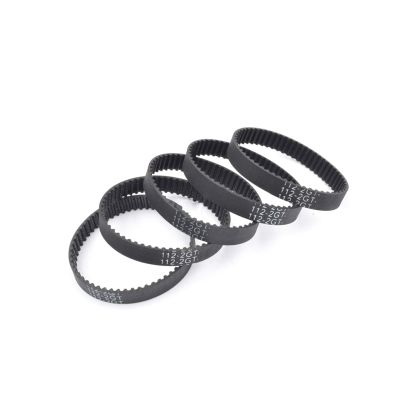 Xuulan Xianglaa GT3 2MGT 2M 2GT Timing Belts, 5-Pack, 116/118/120/122/124 mm Lengths, 6/9 mm Widths