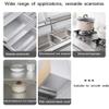 ZQWE Aluminum Foil Adhesive Kitchen Film, Heat- and Oil-Resistant, 60 cm × 10 m view 4