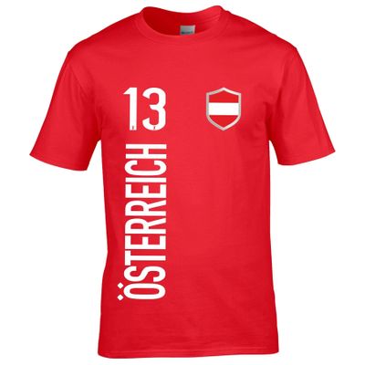 FanShirts4u Men's Fan Shirt (3XL, AUSTRIA/Red)