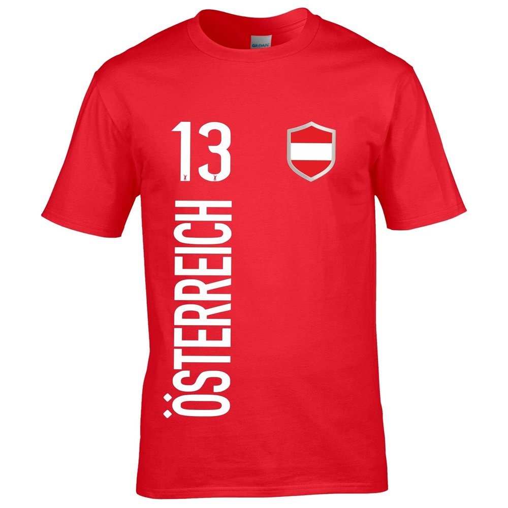 FanShirts4u Men's Fan Shirt (3XL, AUSTRIA/Red)