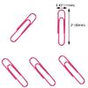 Vannise Jumbo Paper Clips (50 mm), Vinyl-Coated, in a Recyclable Container, 100 Count view 2