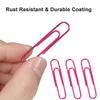 Vannise Jumbo Paper Clips (50 mm), Vinyl-Coated, in a Recyclable Container, 100 Count view 3