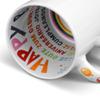 printplanet - Personalized Birthday Mug with Name - Element Symbol Green Design view 4