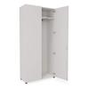 Eigentlich Cleaning Supply Cabinet, Storage Cabinet with Professional Locking System, Light Gray view 1