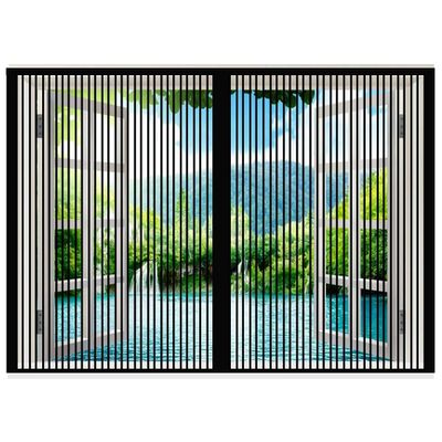 Magnetic Window Fly Screen Curtain, 100 x 135 cm