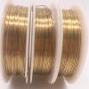 ZHaonan Gold-Colored Copper Jewelry Wire, 0.7 mm, 3.5 m view 1