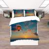 LWLFC Hot Air Balloon Duvet Cover Set, 135 x 200 cm, Extra-Cozy Microfiber, Wrinkle-Resistant, Hypoallergenic view 2