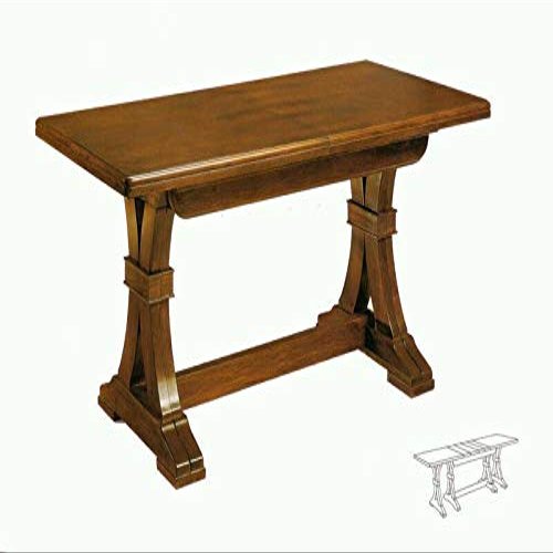 Mar.c.a. Design Dining Table for Kitchen or Living Room, Oak Veneer, 4 cm Thick, 250 x 100 cm, Made in Italy