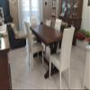 Mar.c.a. Design Dining Table for Kitchen or Living Room, Oak Veneer, 4 cm Thick, 250 x 100 cm, Made in Italy view 2