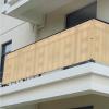 WUZMING HDPE Balcony Privacy Screen, Beige, 0.9 x 3.6 m view 2