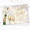 Olivia Samuel 80th Birthday Invitations, Champagne Style, 20 Pack with Envelopes view 4