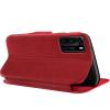 Conie Business Flip Case for Huawei P40, Premium PU Leather, Red view 3