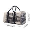 Travel Duffel Bag with Orchid Pattern view 2