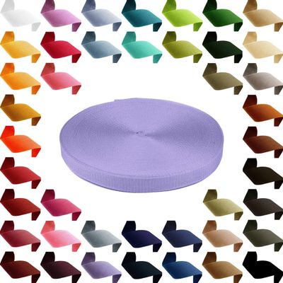 1 m PP Webbing, 20 mm Wide, 1.3 mm Thick, 40 Colors