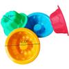 DAWEIF Nonstick Silicone Cake Mold, Round Fluted, Set of 4 view 2