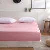 DZYP Brushed Deep-Pocket Fitted Sheet, Pink, 120 x 200 + 26 cm view 2