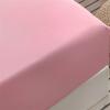 DZYP Brushed Deep-Pocket Fitted Sheet, Pink, 120 x 200 + 26 cm view 4