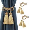 Tassel Curtain Tiebacks, Gold, 1 Pair view 1