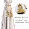 Tassel Curtain Tiebacks, Gold, 1 Pair view 2