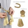 Tassel Curtain Tiebacks, Gold, 1 Pair view 3