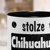 OM3 Proud Chihuahua Mom Mug | Ceramic Cup | 11 oz / 325 ml | Double-Sided Print | Black view 2