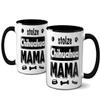 OM3 Proud Chihuahua Mom Mug | Ceramic Cup | 11 oz / 325 ml | Double-Sided Print | Black view 3