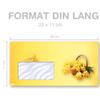 Paper-Media OSTERFEST Envelopes – 50 DL Size (with Window) view 3