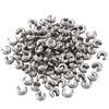 400 304 Stainless Steel Hypoallergenic Crimp Bead Knot Covers, 4 mm, SJF9-4 view 1