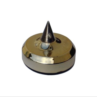 Perfect Sound Adjustable Spikes, Set of 8, Small, Black/Silver/Gold (Gold)