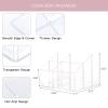 Yesesion Yakalika Transparent Desk Organizer with 5 Compartments view 2